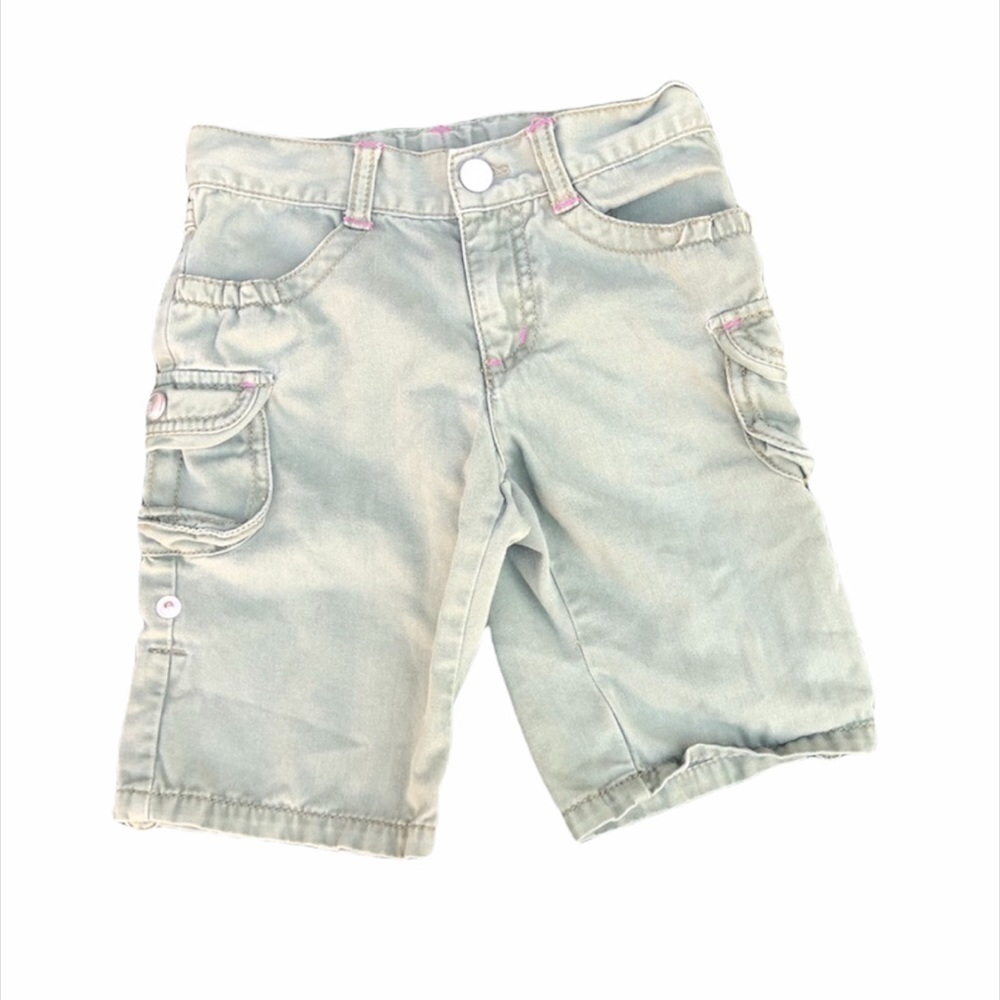Gymboree Green Roll Leg Cargo Pants‎ Girls Size 5